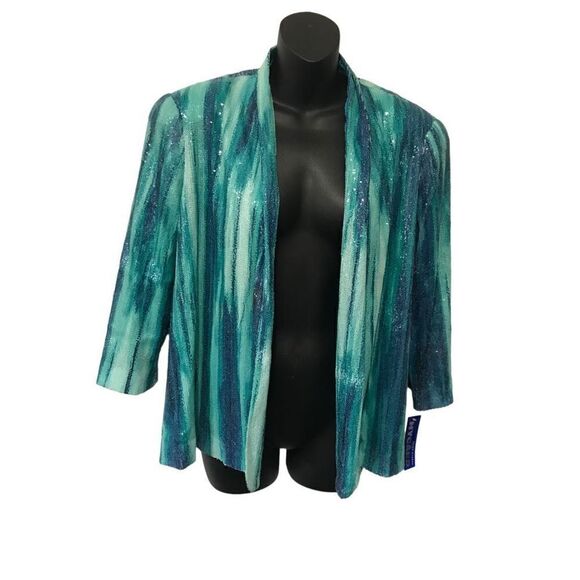 NWT Nygard by Peter Nygard Jade Green Gemstone Coverup Size Small - Picture 1 of 9